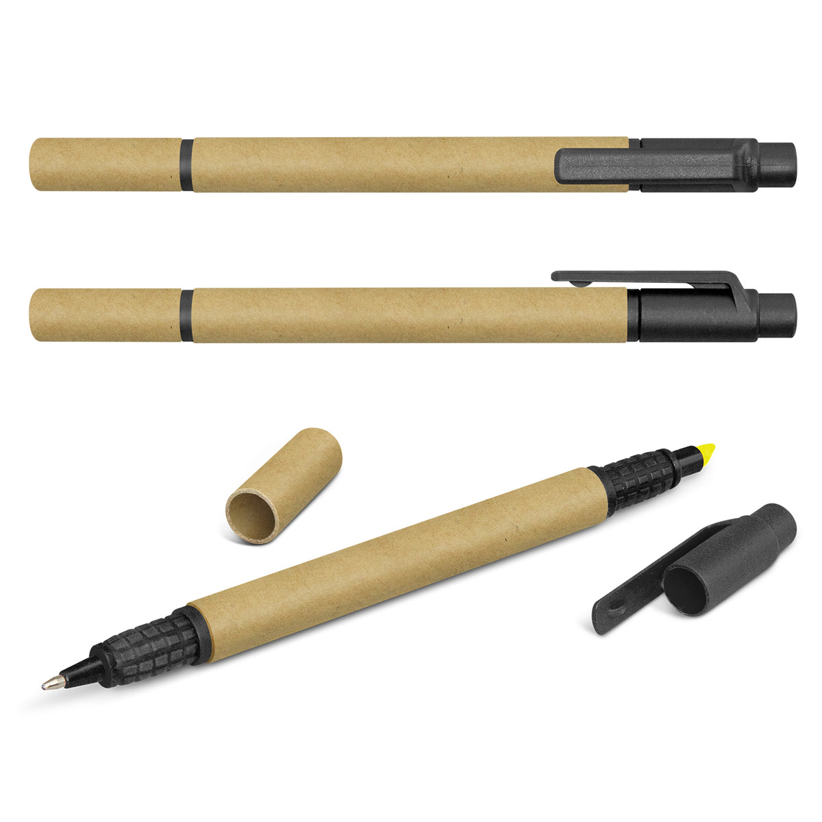 Kraft Pen Highlighter - Black