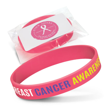Silicone Wrist Band - Indent - Feature
