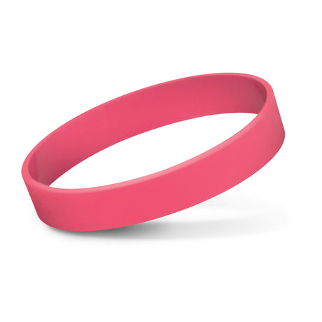 Silicone Wrist Band - Indent - Pink