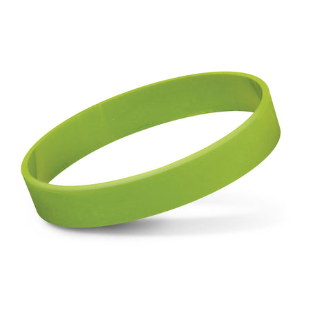 Silicone Wrist Band - Indent - Bright Green