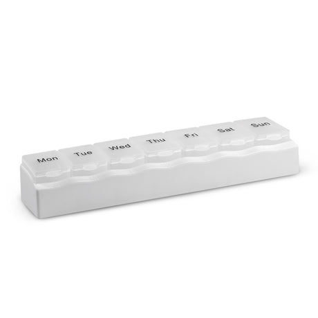 Medication Organiser - White/Frosted Clear