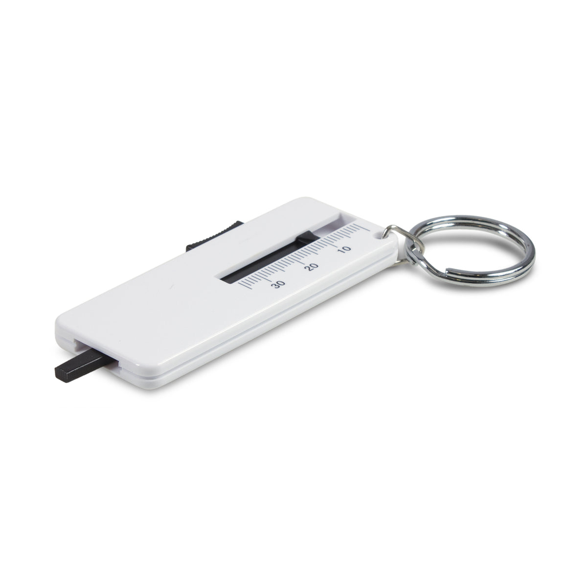 Tyre Tread Key Ring - White
