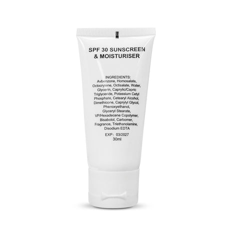 Sunscreen Tube - 30ml - Back