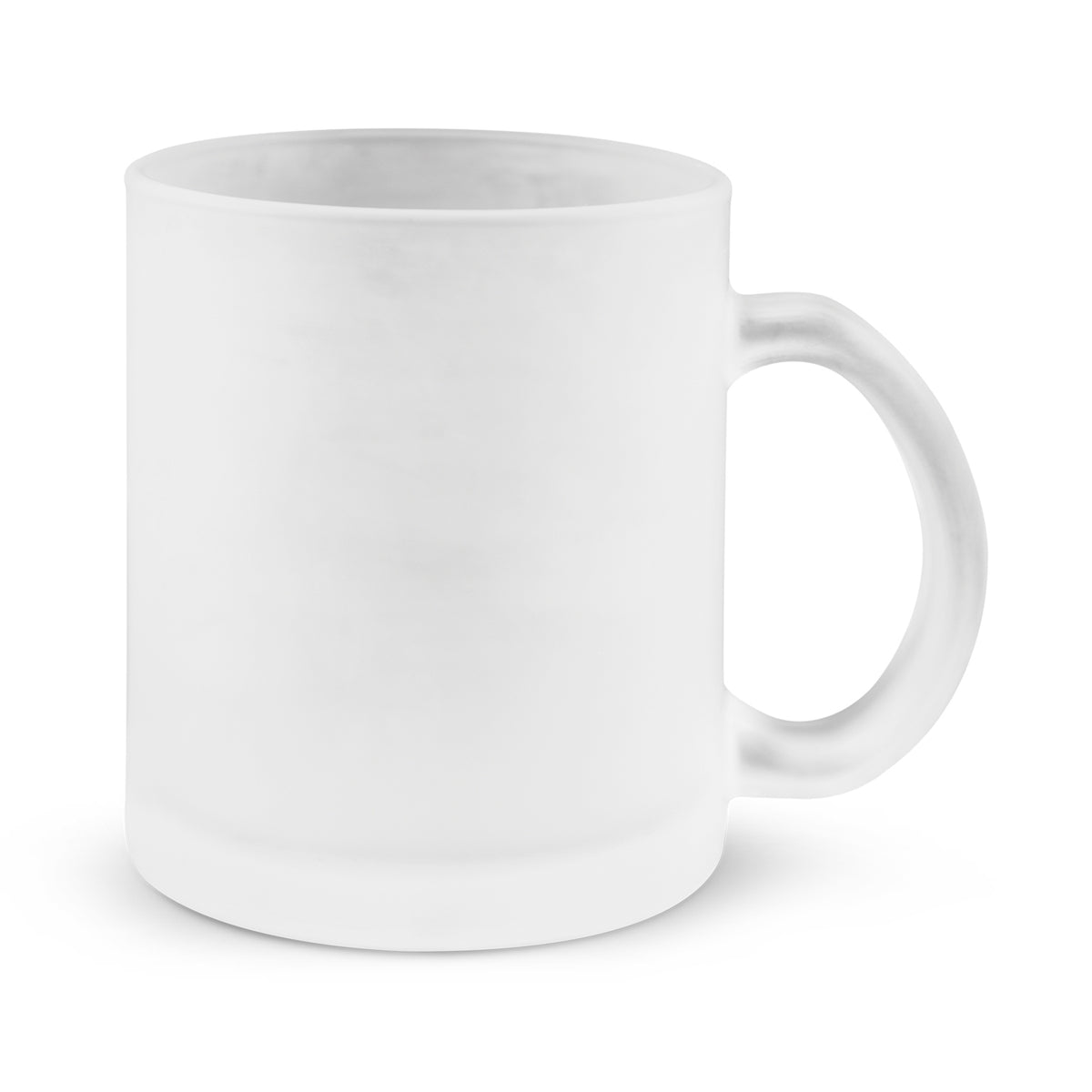 Venetian Glass Coffee Mug - Frosted Clear