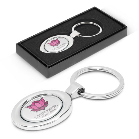 Oval Metal Key Ring - Main
