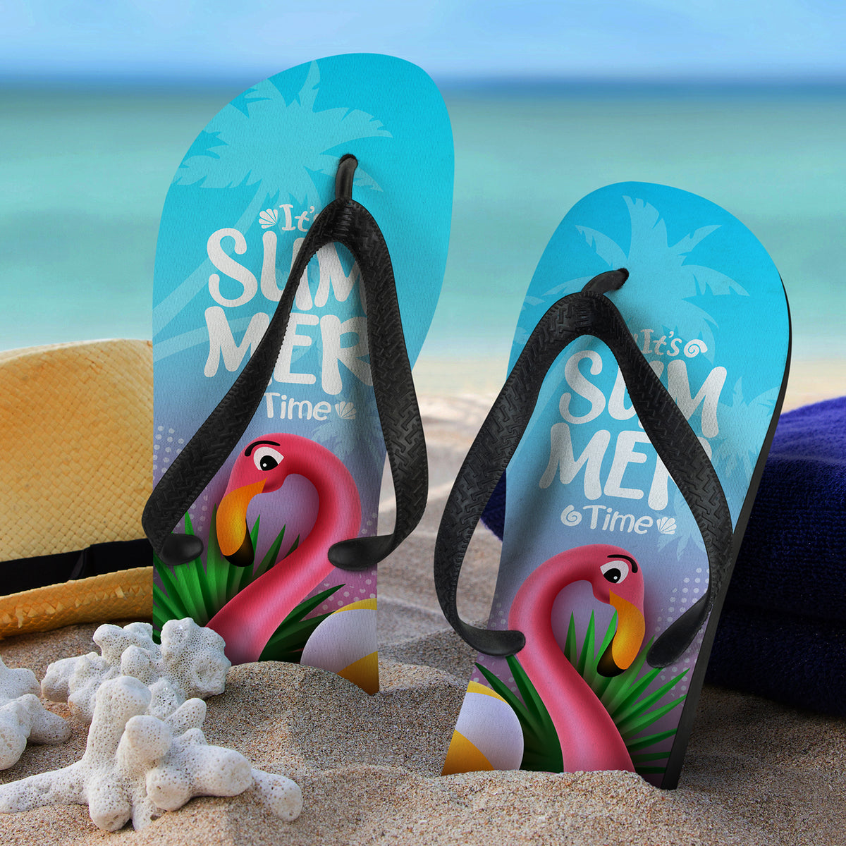 Full Colour Flip Flops - Feature