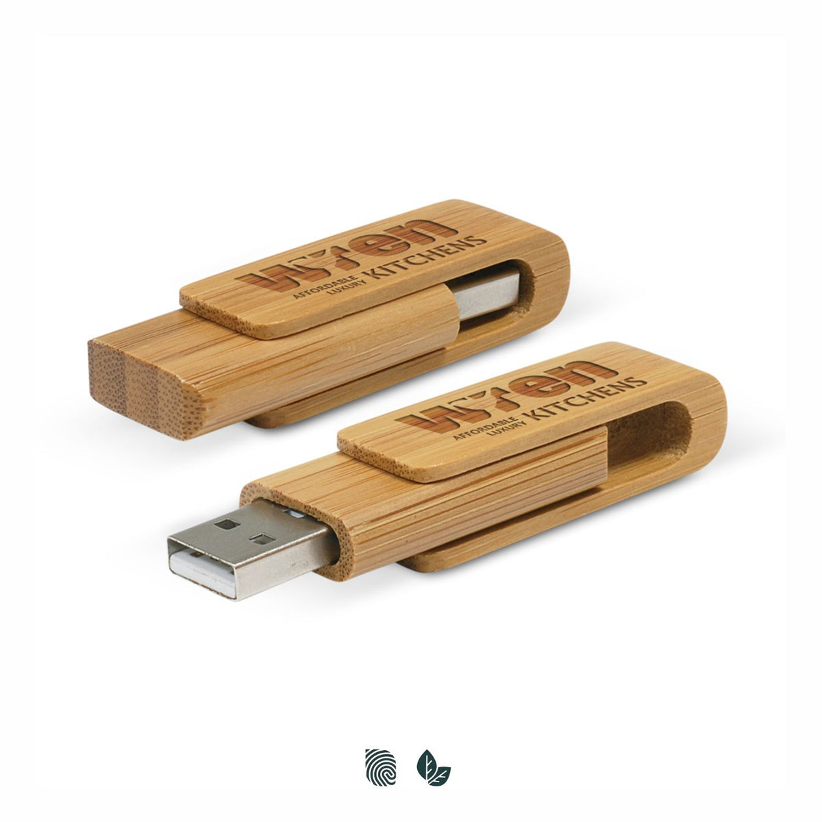 Bamboo 4GB Flash Drive - Impact Aware