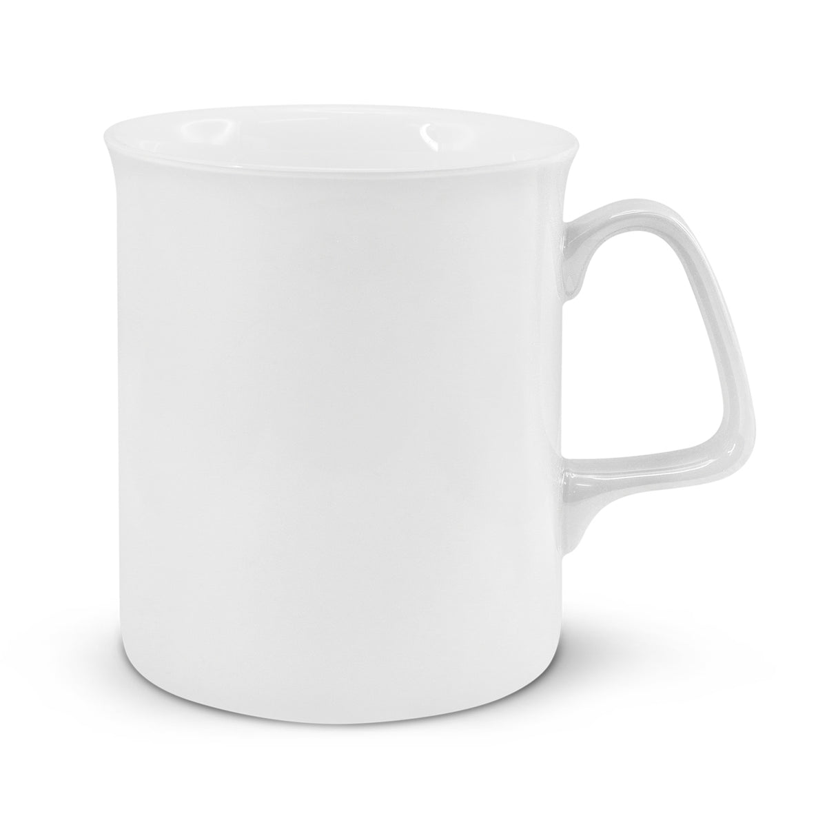 Chroma Bone China Coffee Mug - White