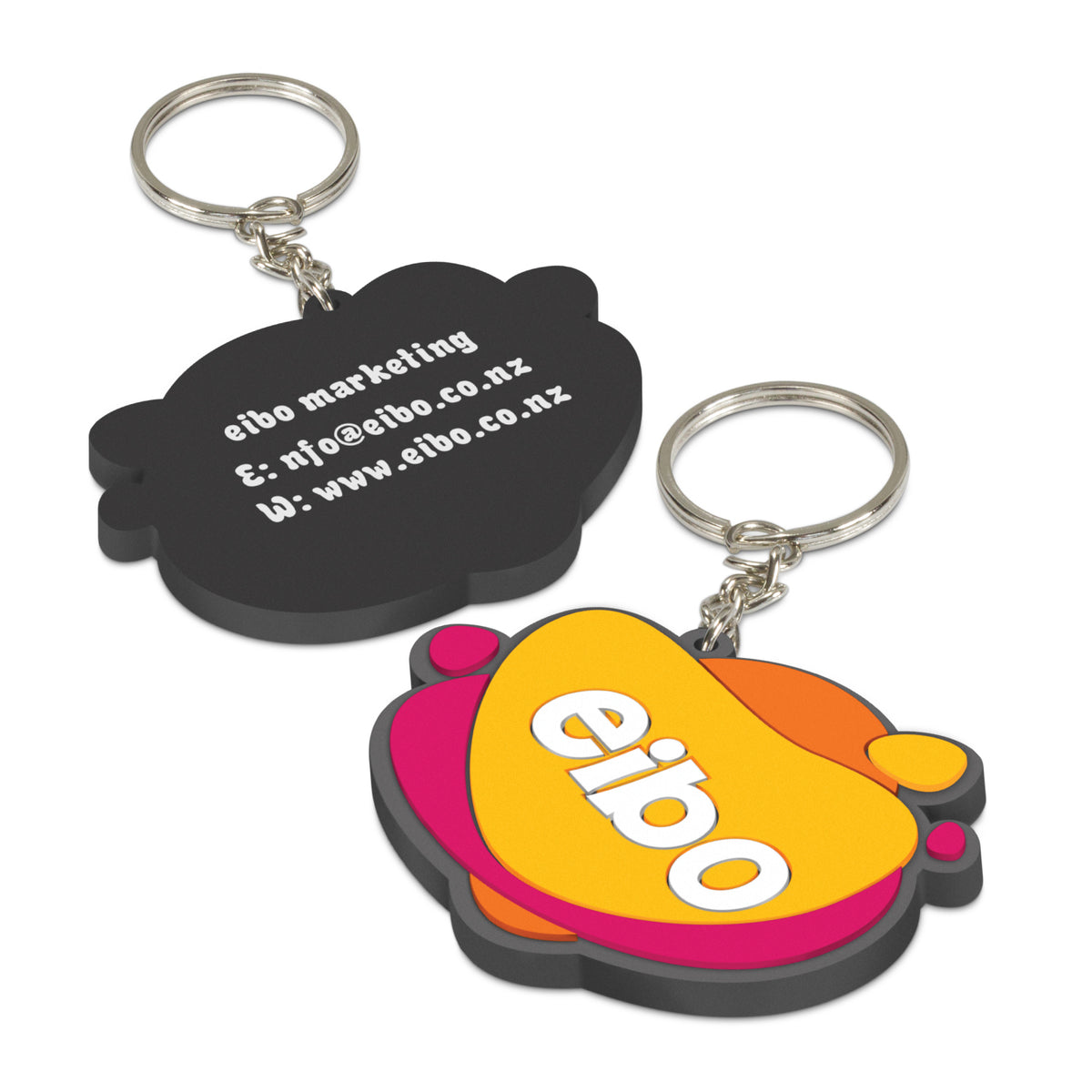PVC Key Ring Small - One Side Moulded - Main