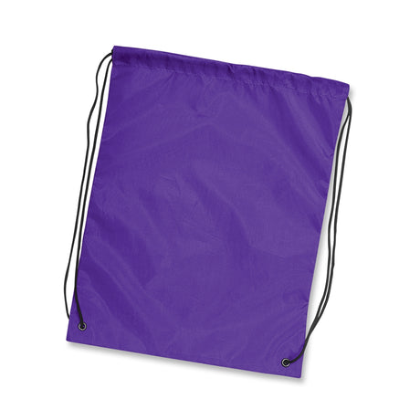 Drawstring Backpack - Purple