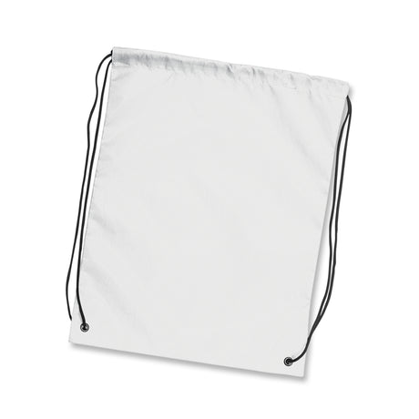 Drawstring Backpack - White