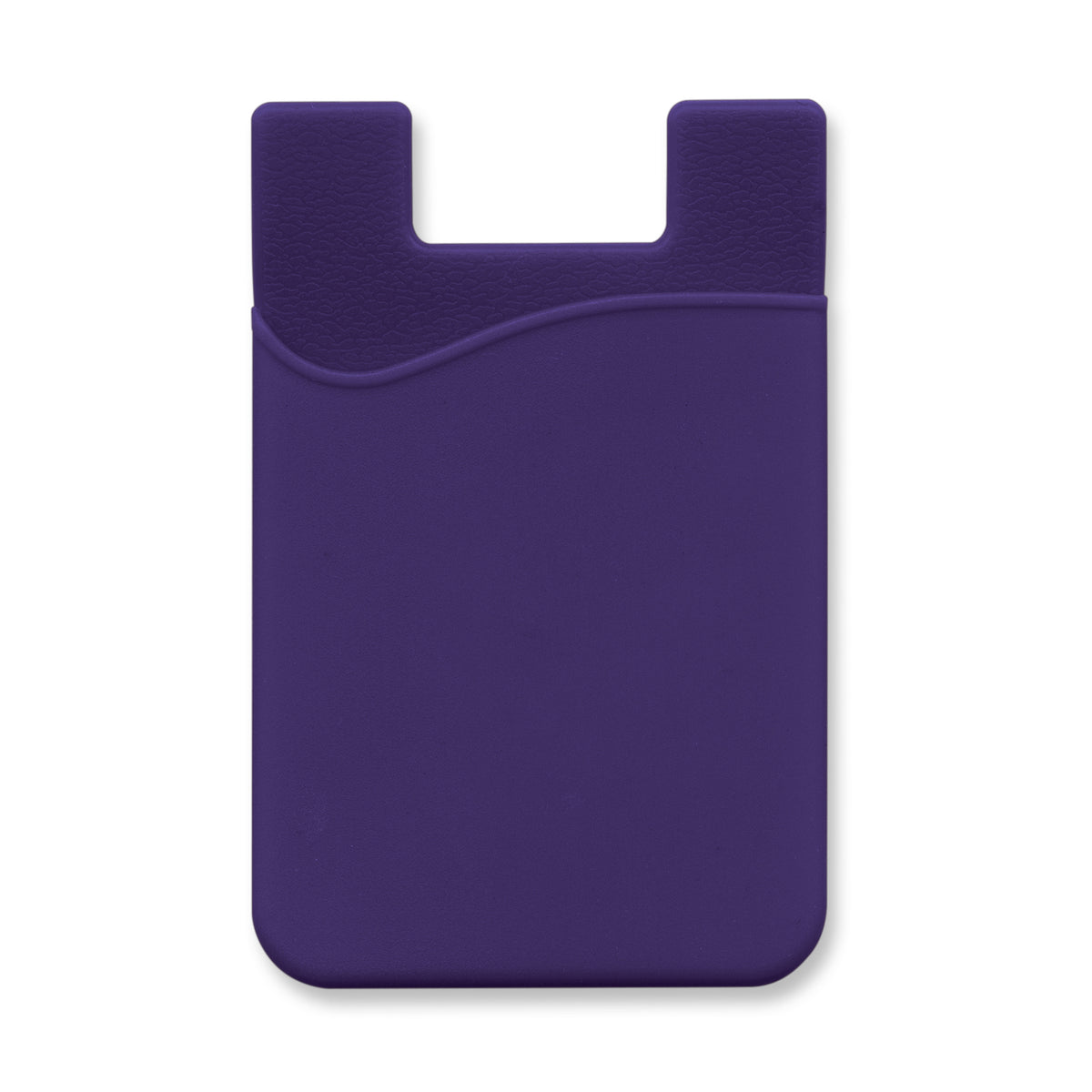 Silicone Phone Wallet - Purple