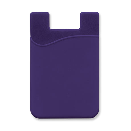 Silicone Phone Wallet - Purple