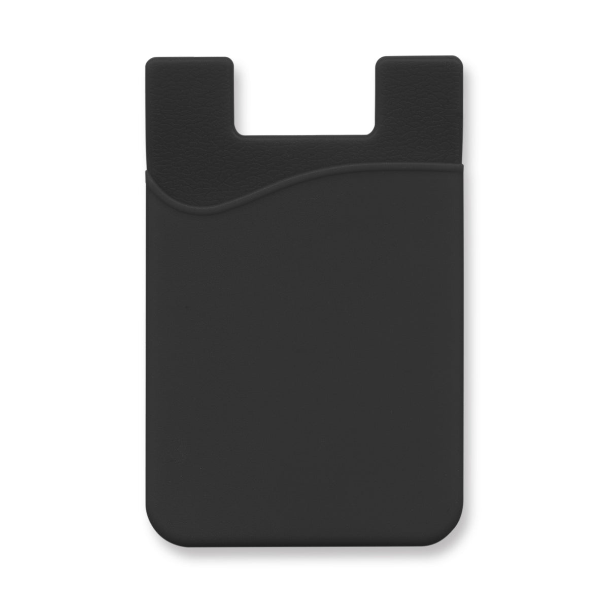 Silicone Phone Wallet - BlacK