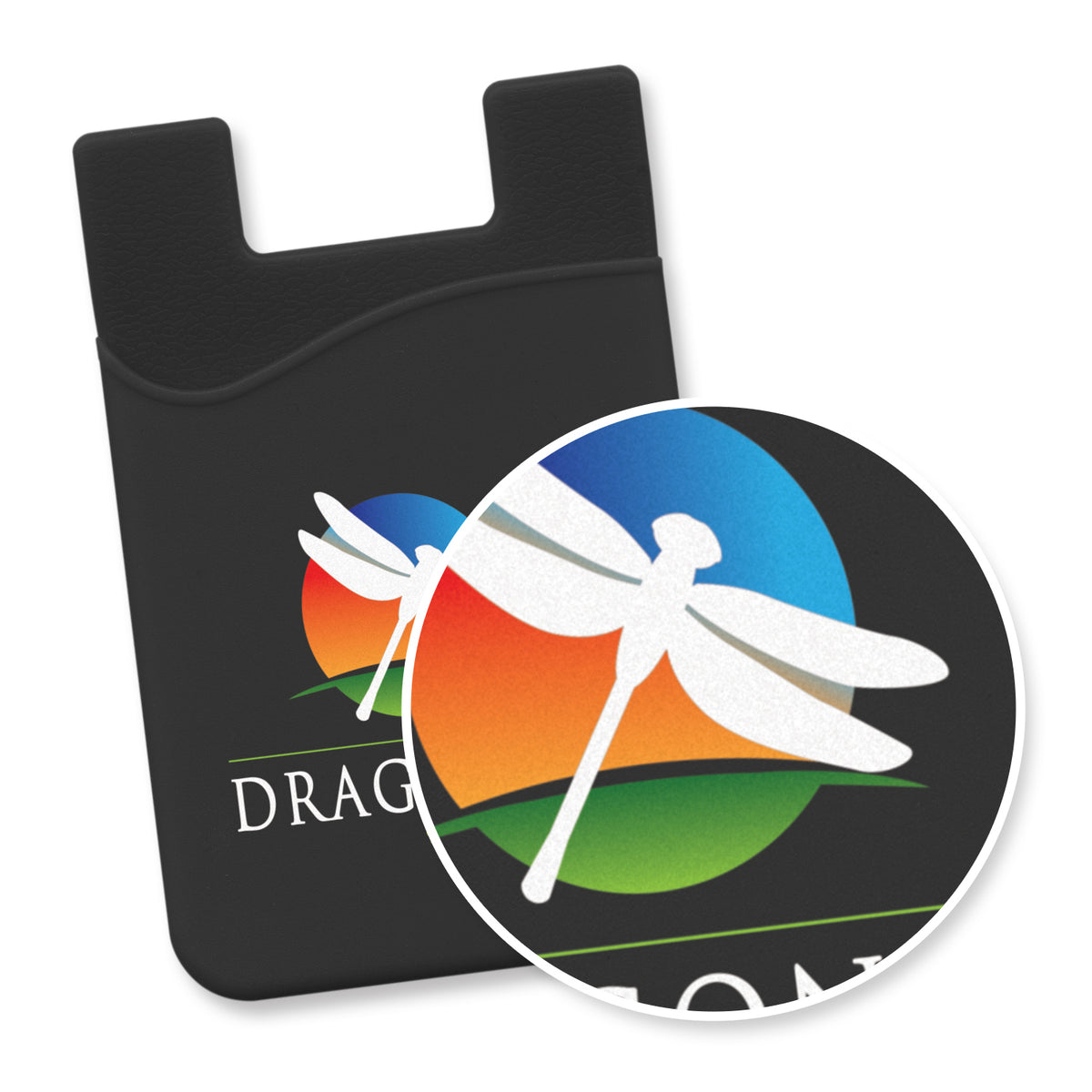 Silicone Phone Wallet - Digital Print