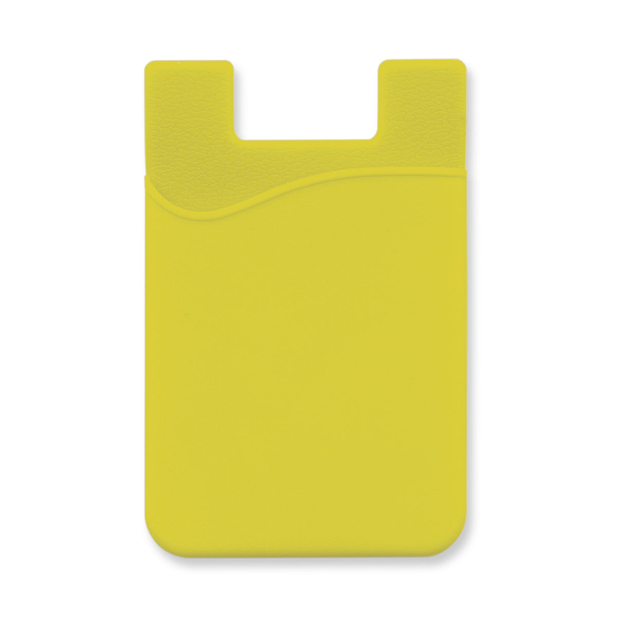 Silicone Phone Wallet - Yellow