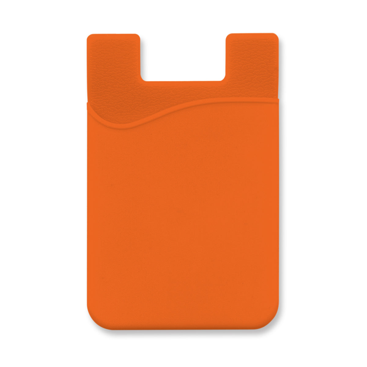 Silicone Phone Wallet - Orange