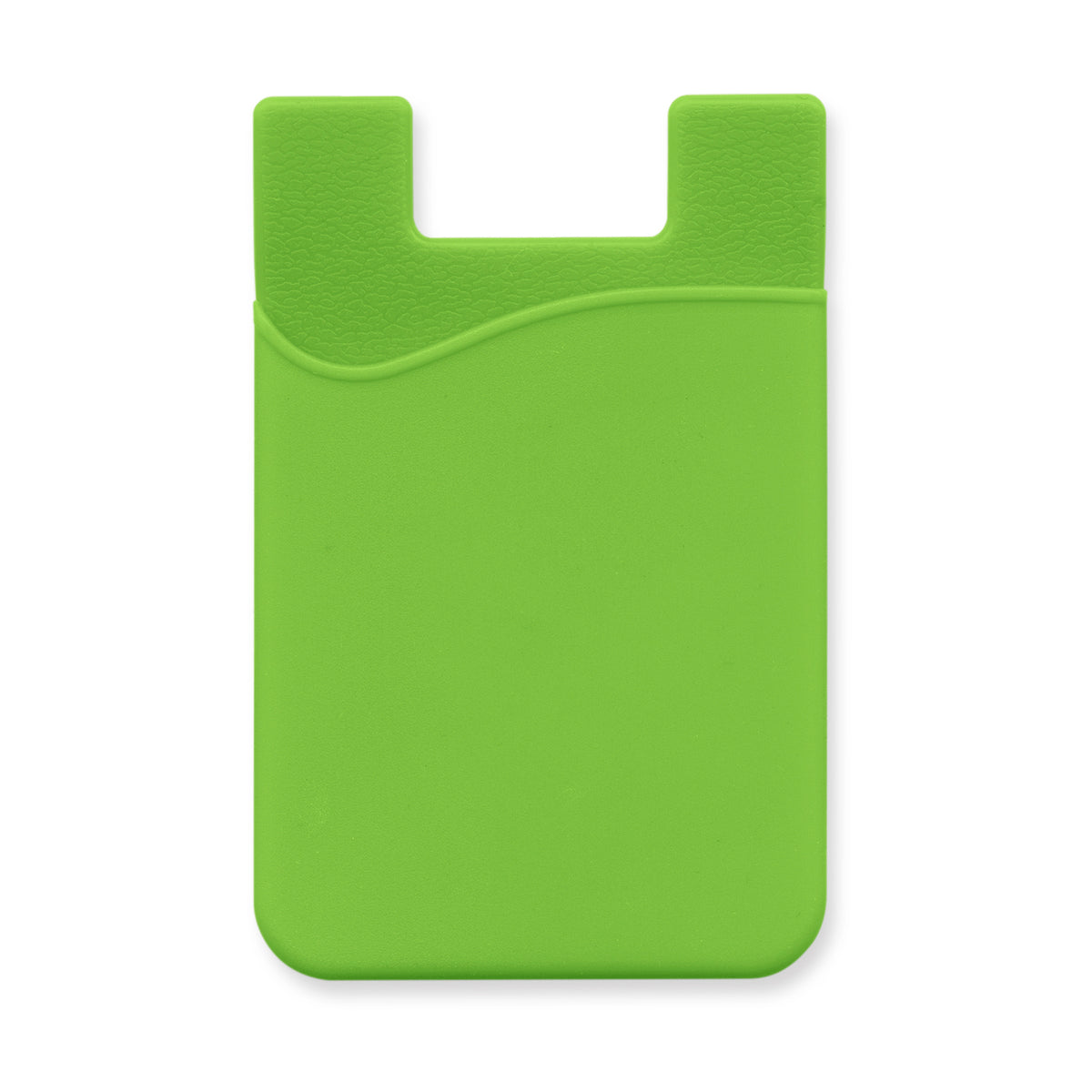 Silicone Phone Wallet - Bright Green