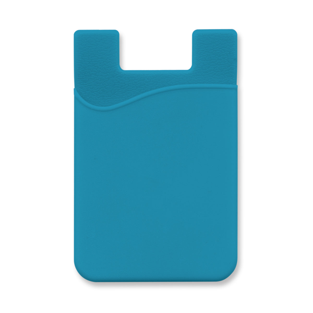 Silicone Phone Wallet - Light Blue