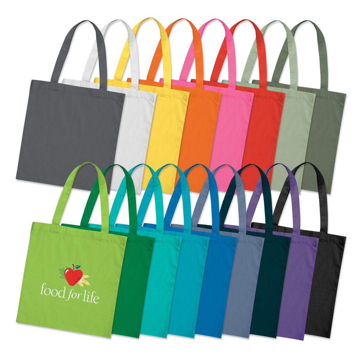 Sonnet Cotton Tote Bag - Colours - Main
