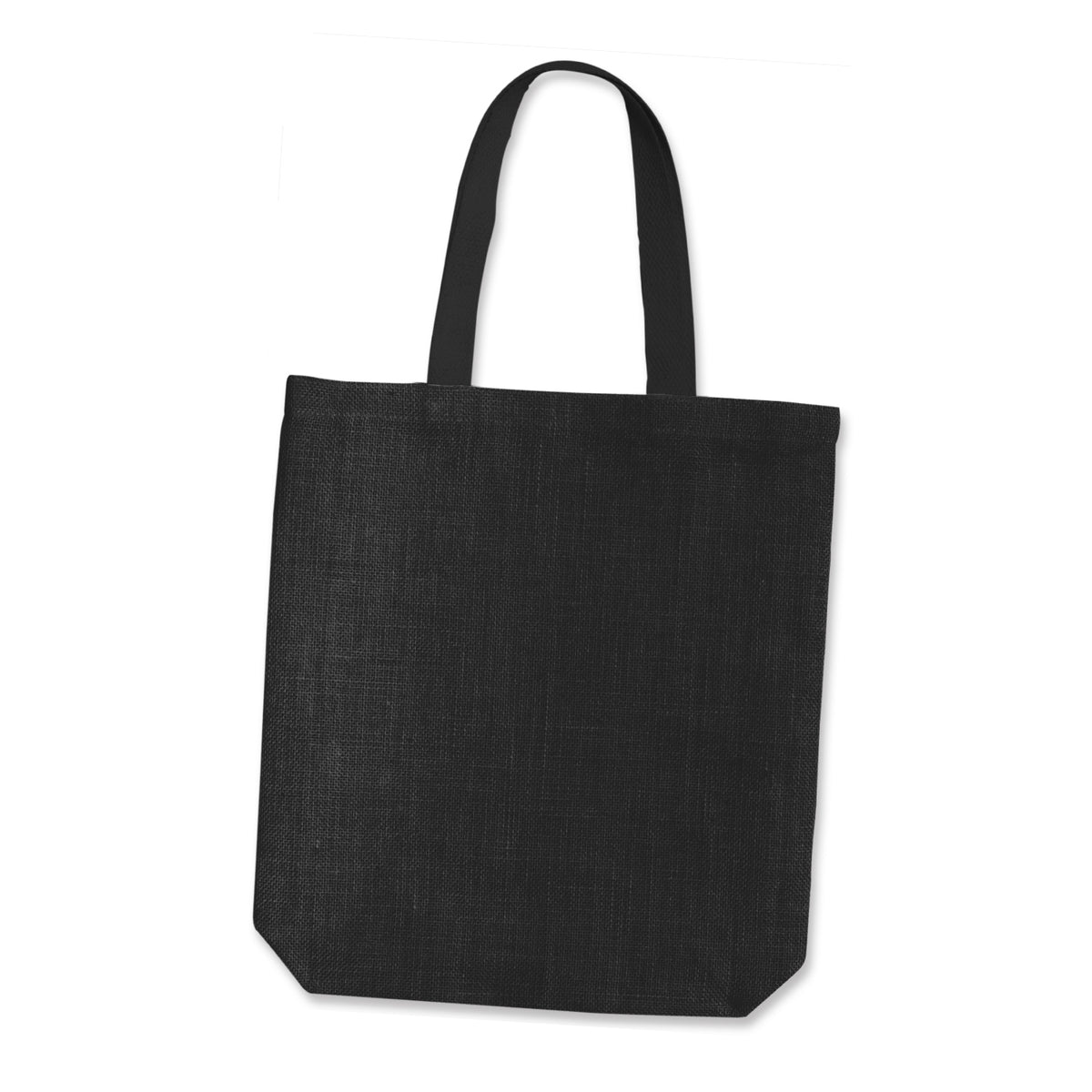 Thera Jute Tote Bag - Black
