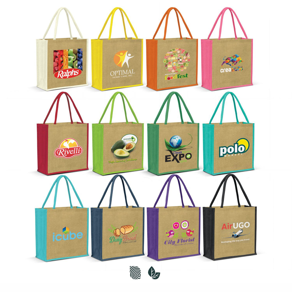 Monza Jute Tote Bag - Impact Aware
