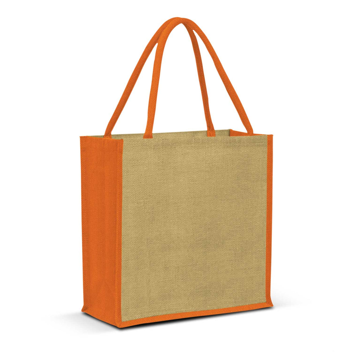 Monza Jute Tote Bag - Orange