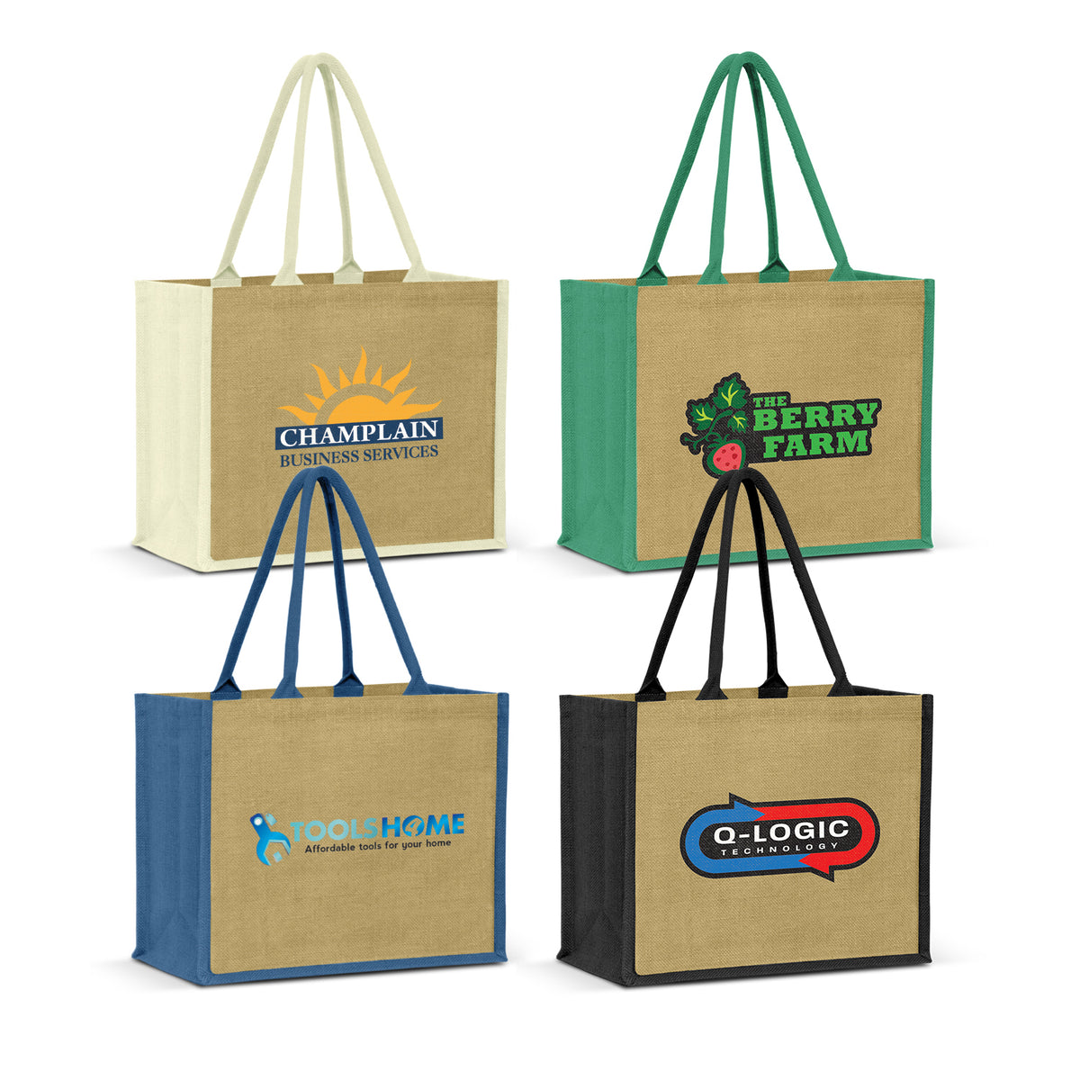 Torino Jute Tote Bag - Main