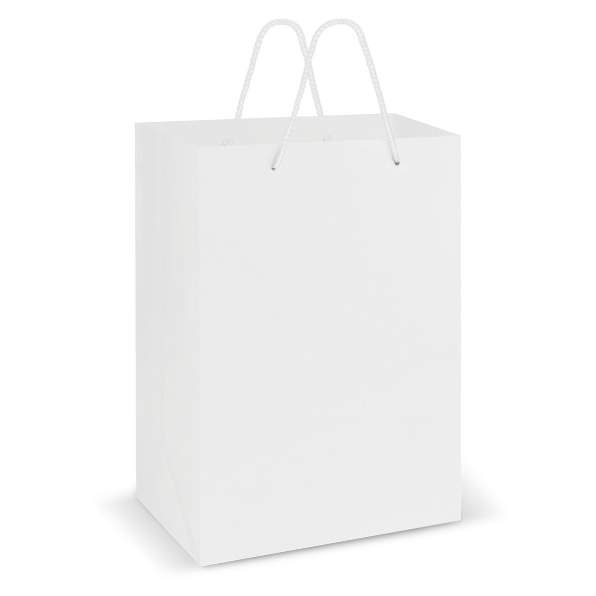 Laminated Carry Bag - Large - White