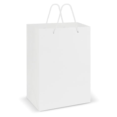 Laminated Carry Bag - Large - White