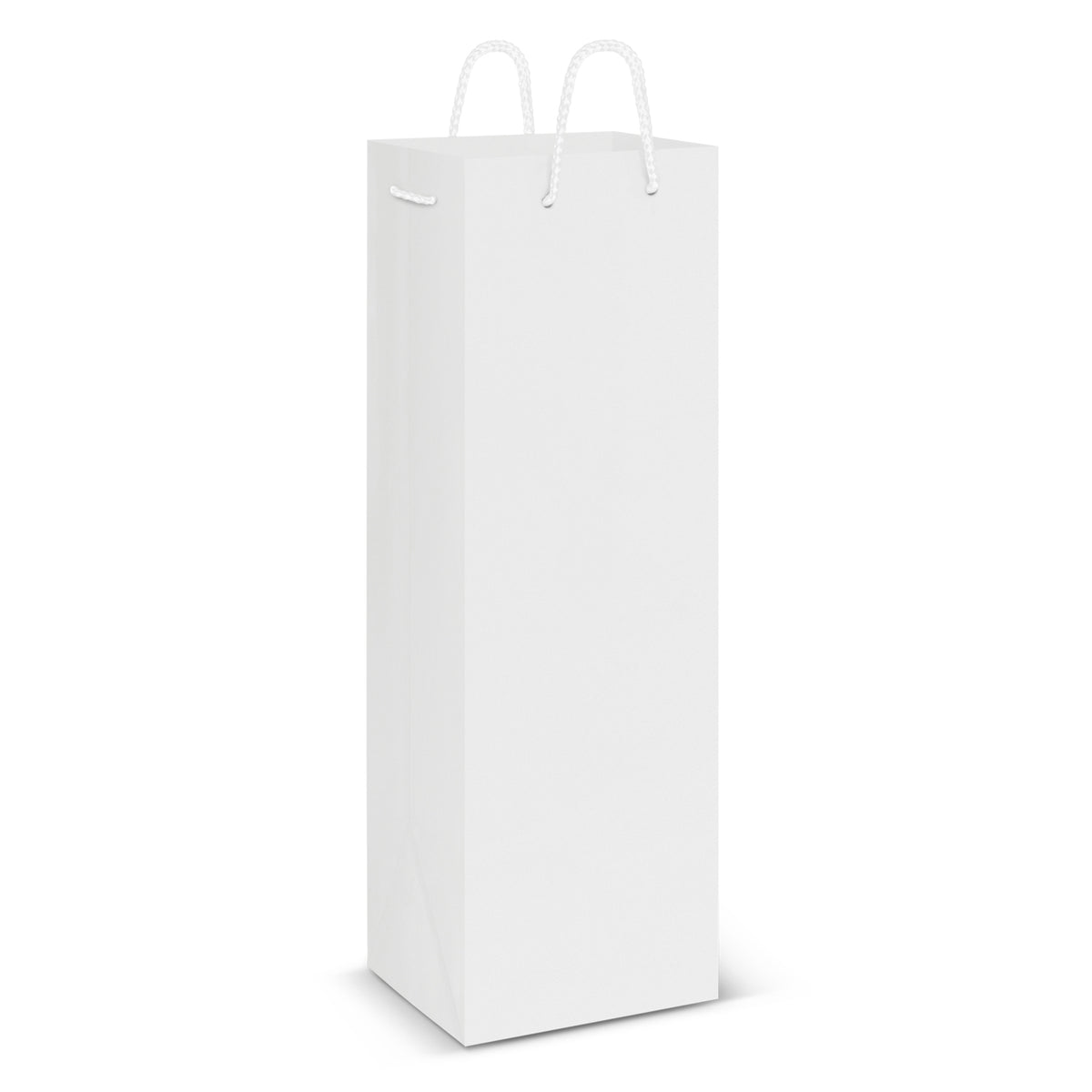 Laminated Wine Bag - White