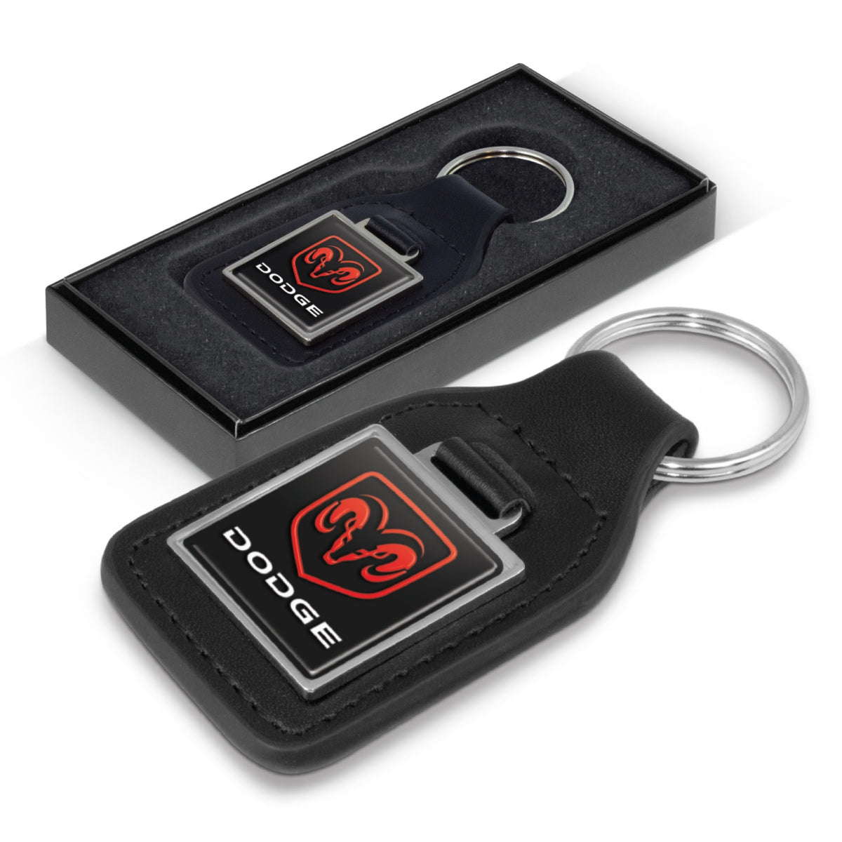 Baron Leather Key Ring - Square - Main