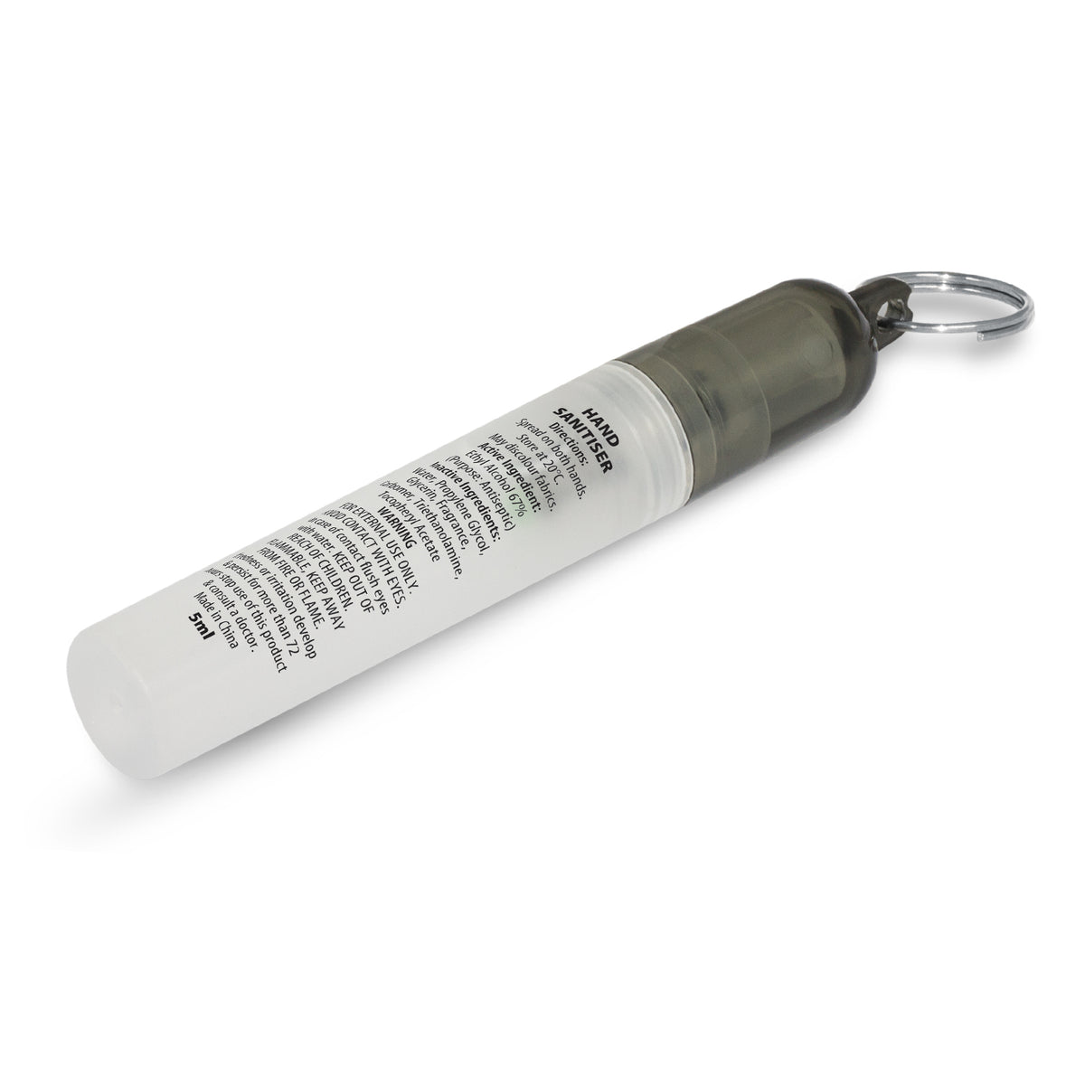 Mini Hand Sanitiser Key Ring - Back