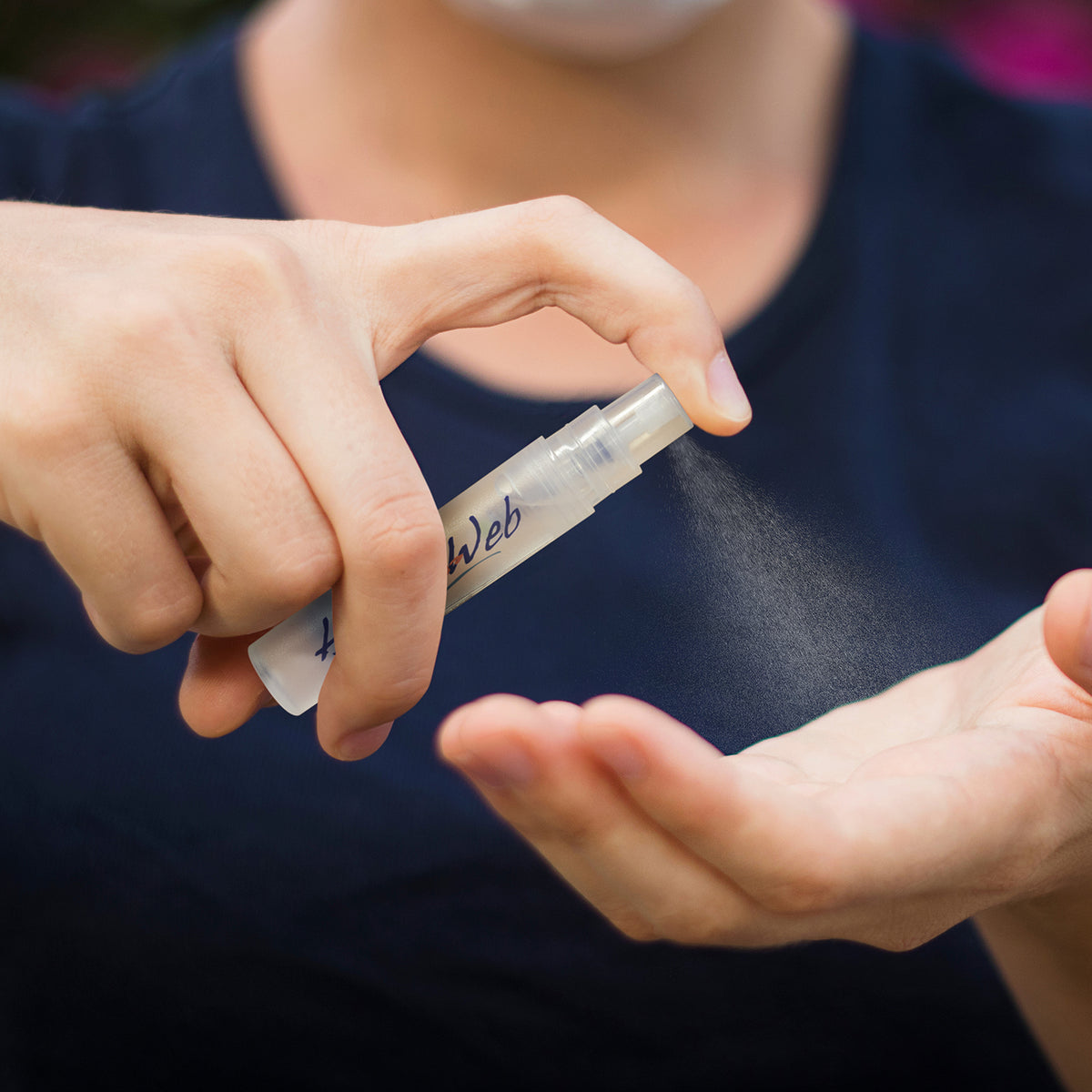 Mini Hand Sanitiser Key Ring - Feature