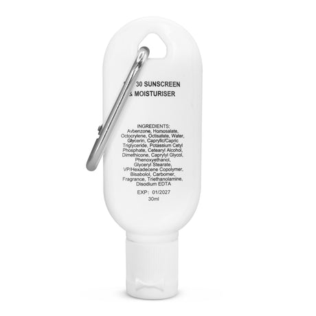 Carabiner Sunscreen - 30ml - Back