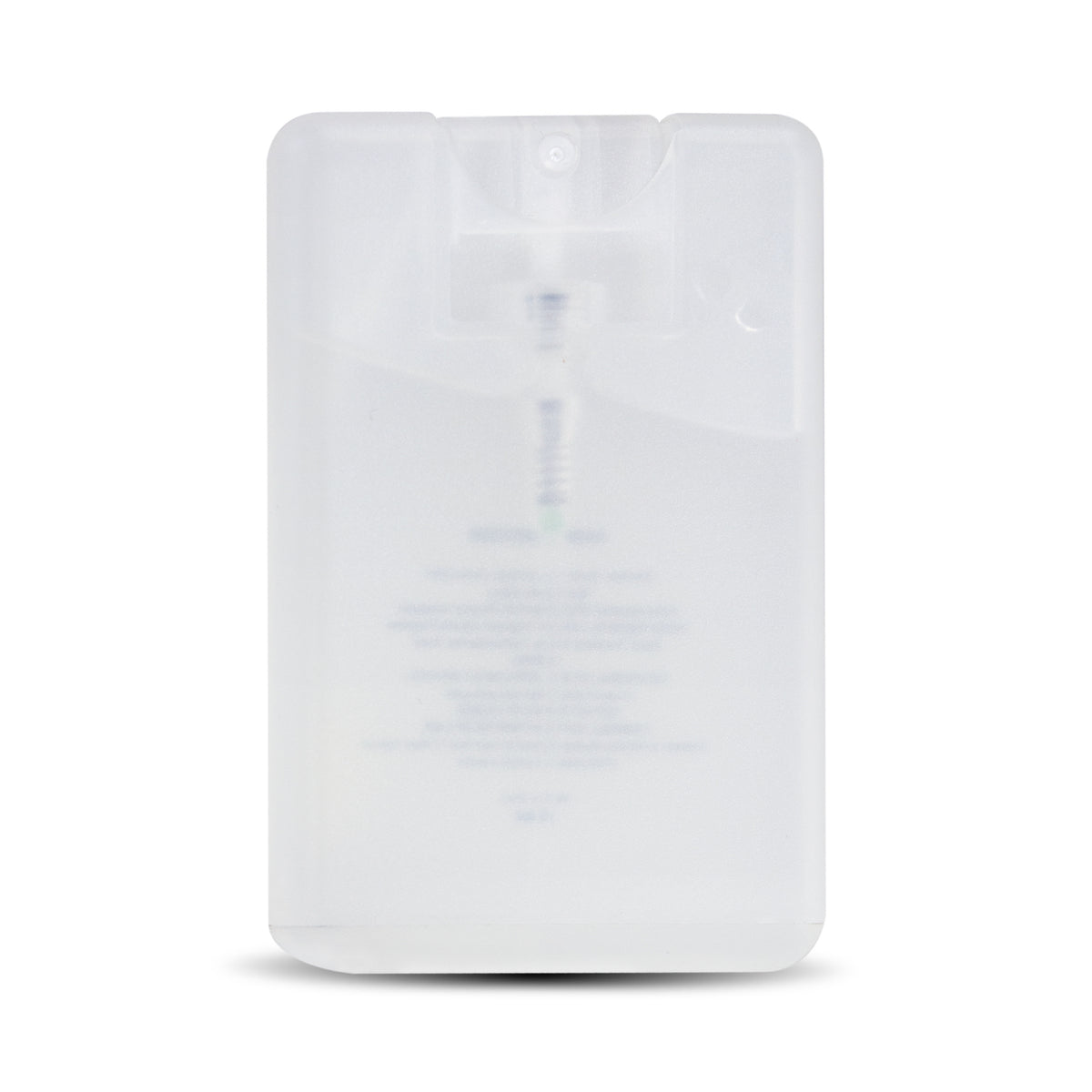 Hand Sanitiser Card - Frosted Clear