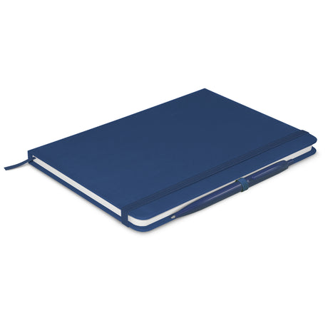Omega Notebook With Pen - Dark Blue
