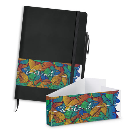 Omega Notebook With Pen - Belly Band