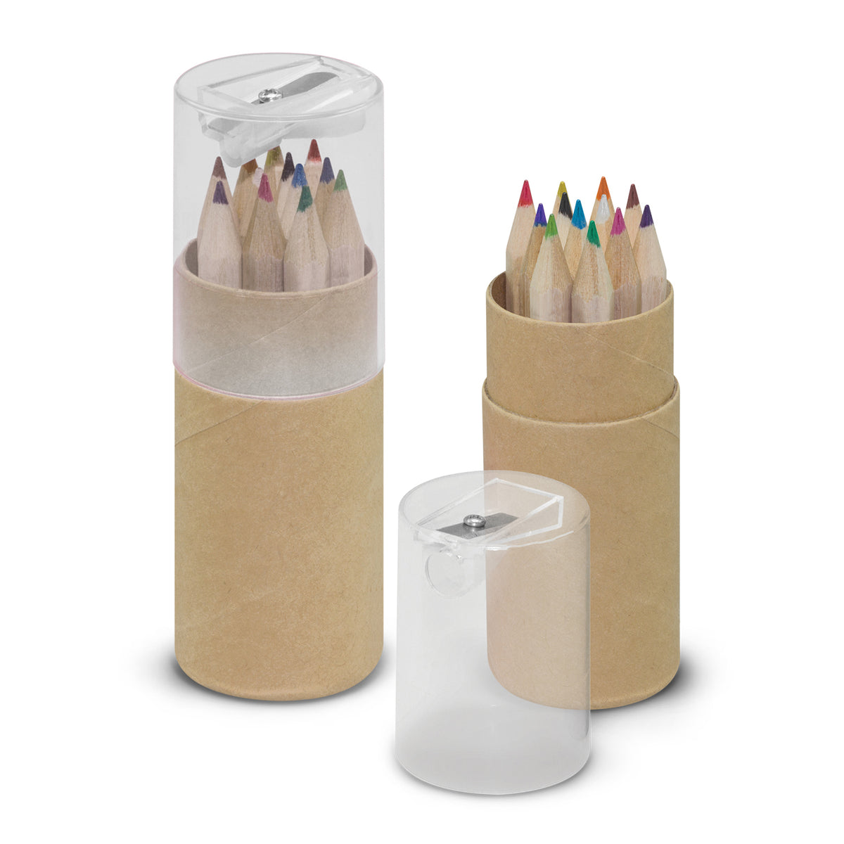 Coloured Pencil Tube - Clear