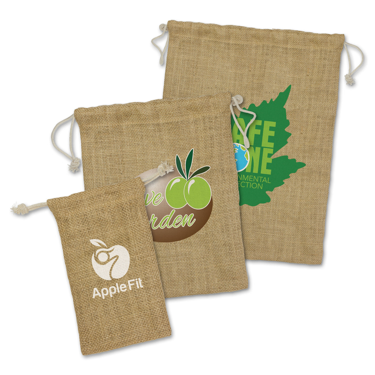 Jute Gift Bag - Large - Natural