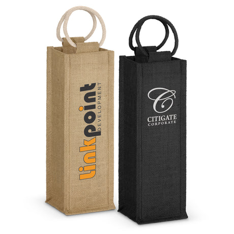 Napoli Jute Wine Carrier - Main