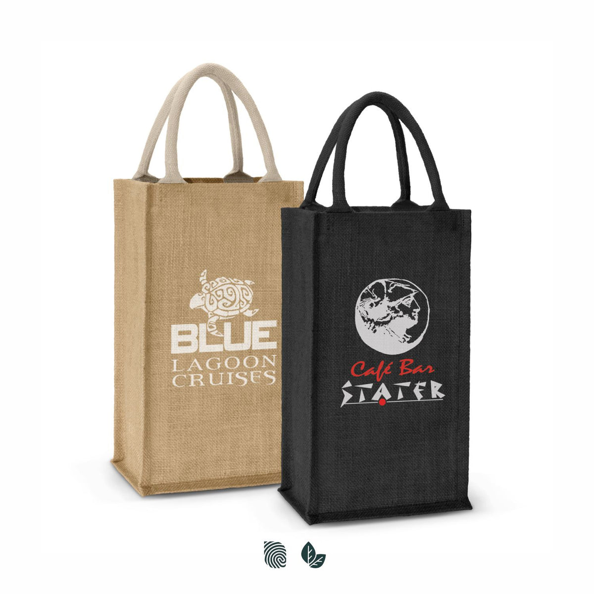 Donato Jute Double Wine Carrier - Impact Aware