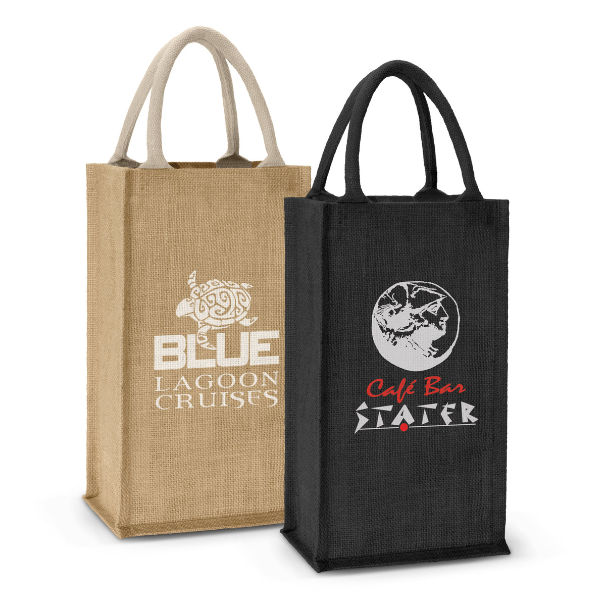 Donato Jute Double Wine Carrier - Main