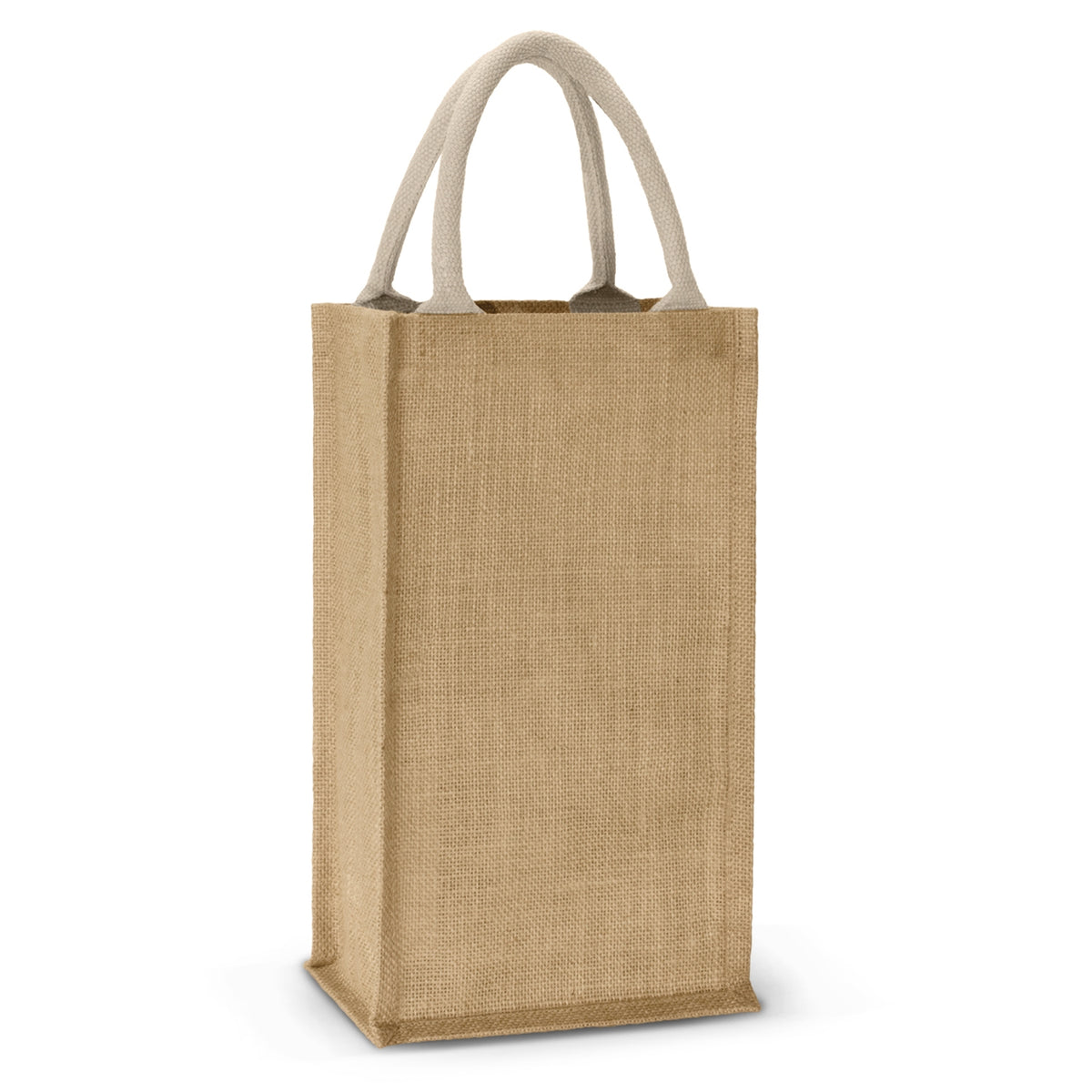 Donato Jute Double Wine Carrier - Natural