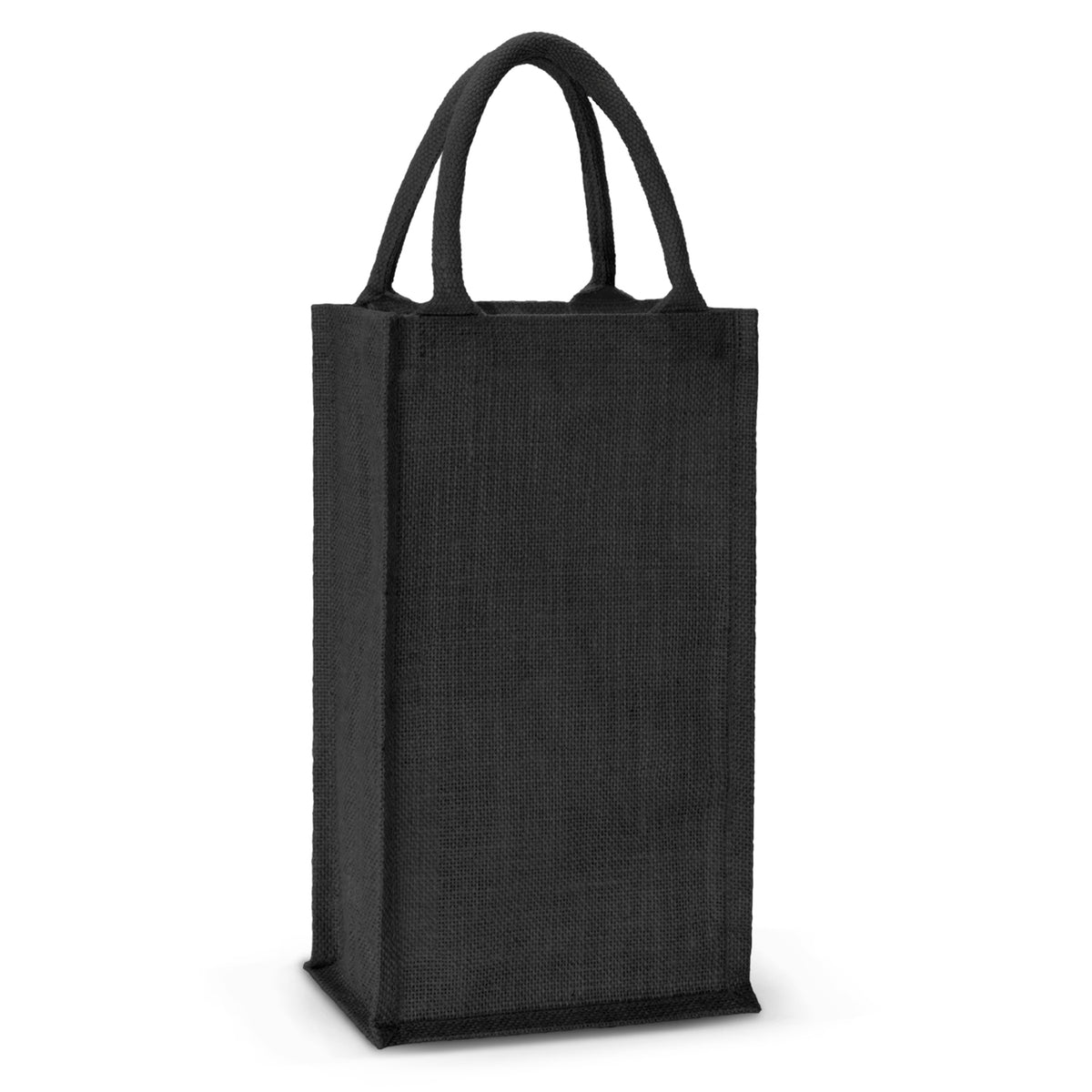 Donato Jute Double Wine Carrier - Black