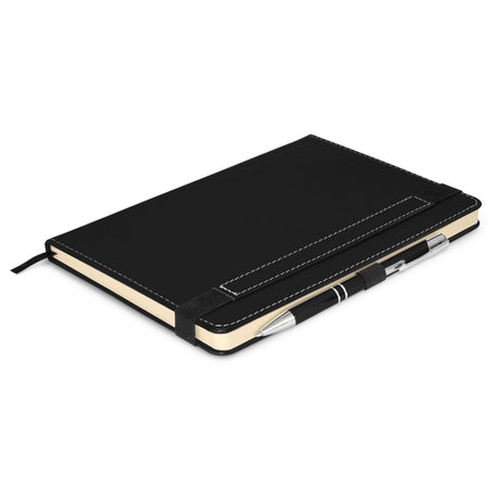Premier Notebook with Pen - Black
