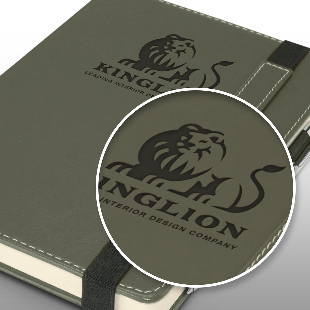 Premier Notebook with Pen - Thermo Debossing