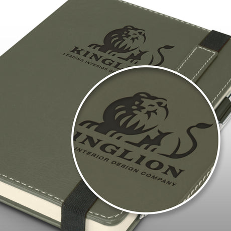 Premier Notebook with Pen - Thermo Debossing