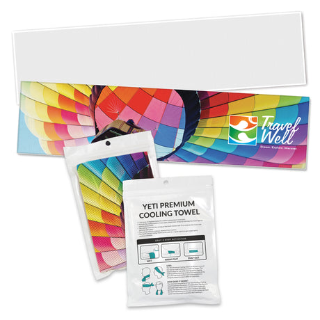 Yeti Premium Cooling Towel - Full Colour - Pouch - Main