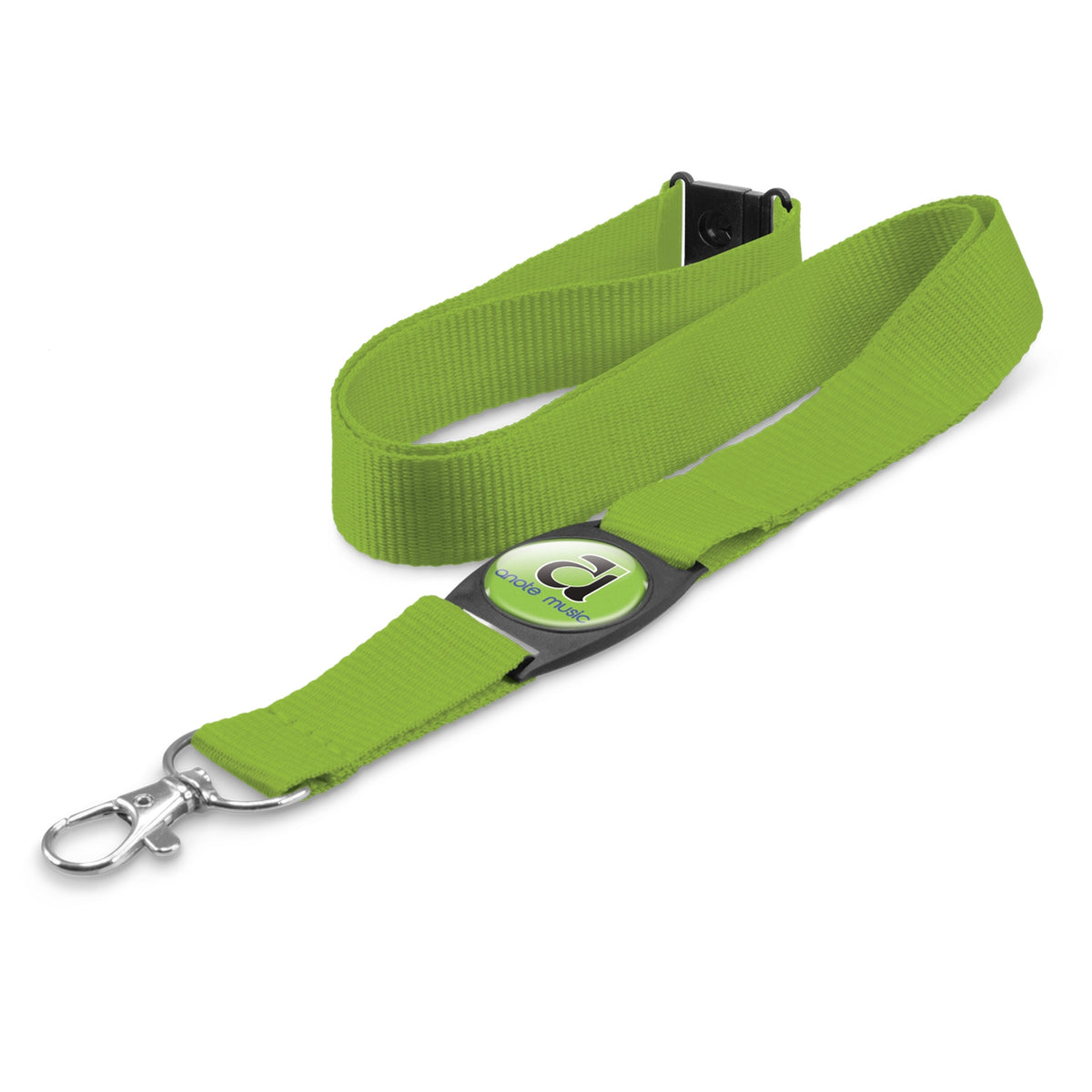 Crest Lanyard - Bright Green
